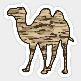 Camel desert camouflage Sticker